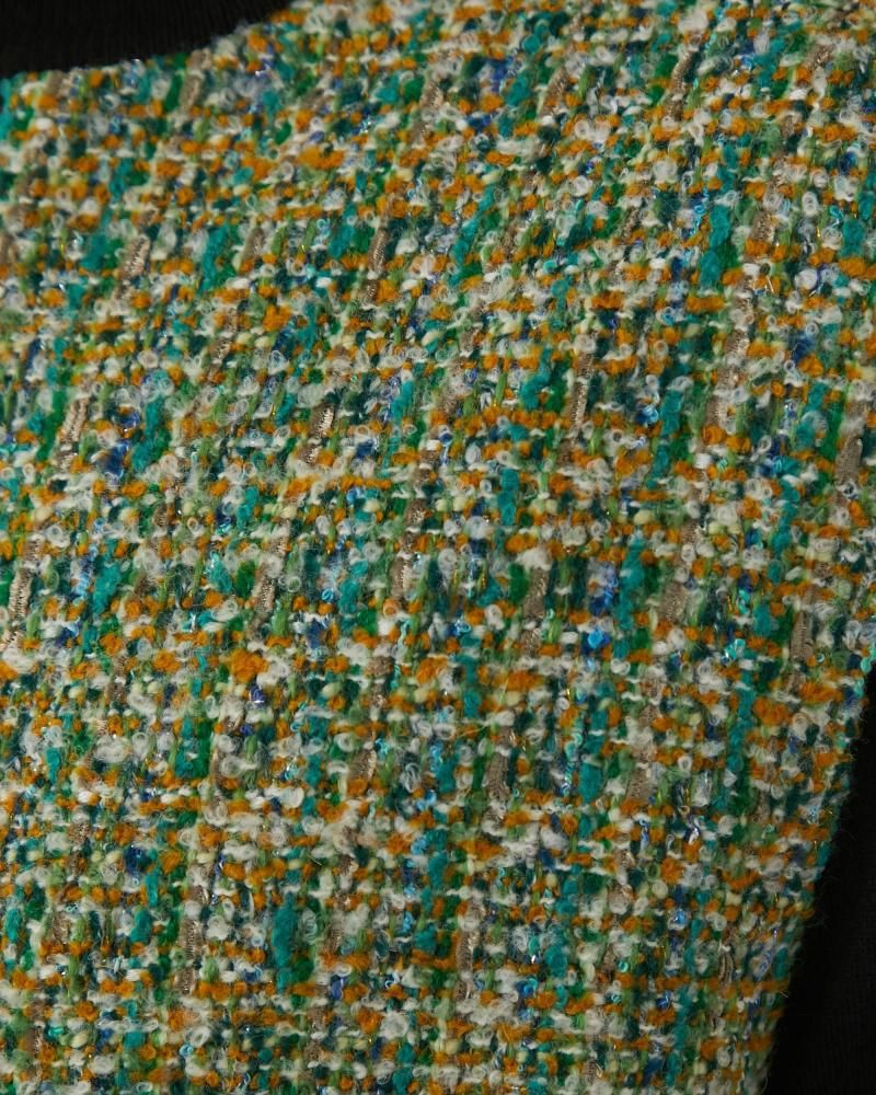 コンパクトツイードジレ(グリーン) - seventen