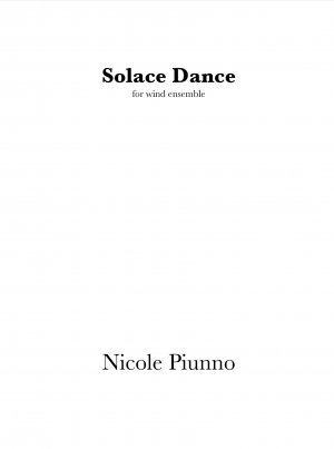 吹奏楽 楽譜】ソラス・ダンス 作曲：ニコル・パイウノ - 吹奏楽