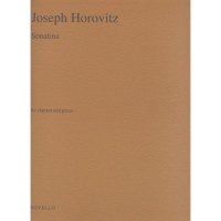 (楽譜) クラリネットとピアノのためのソナチネ / 作曲：ジョーゼフ・ホロヴィッツ (クラリネット＆ピアノ)