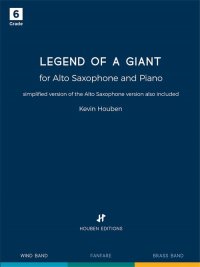 (楽譜) 巨人の伝説 / 作曲：ケヴィン・ホーベン (アルト・サクソフォーン＆ピアノ)