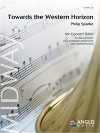 (楽譜) 西の水平線に向かって / 作曲：フィリップ・スパーク (吹奏楽)(スコア+パート譜セット) 