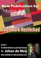 (楽譜) パッチワーク・レスティッチド / 作曲：ヨハン・デメイ(吹奏楽)(スコア+パート譜セット) 