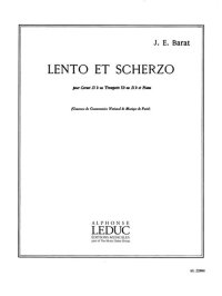 (楽譜) レントとスケルツォ / 作曲：ジョセフ・エドゥアール・バラ (トランペット＆ピアノ)