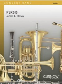 (楽譜) ペルシス / 作曲：ジェイムズ・L・ホゼイ (吹奏楽)(スコア+パート譜セット) 