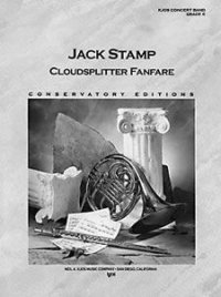 (楽譜) クラウドスプリッター・ファンファーレ / 作曲：ジャック・スタンプ (吹奏楽)(フルスコアのみ) 