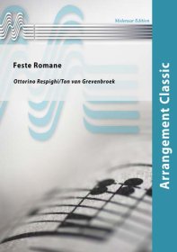 (楽譜) ローマの祭り / 作曲：レスピーギ　編曲：ファンフレーヴェンブルック (吹奏楽)(フルスコアのみ)