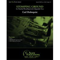 (楽譜) ストンピング・グラウンド / 作曲：カール・ホルムクイスト (フレキシブル4パート+打楽器)