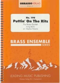 (楽譜) 踊るリッツの夜 / 作曲:アーヴィング・バーリン / 編曲:スティーヴン・ロバーツ (金管5重奏)