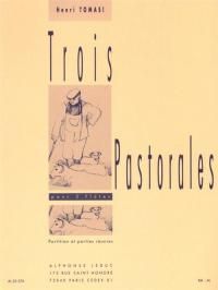 (楽譜) 3つの牧歌 / 作曲:アンリ・トマジ (フルート3重奏)