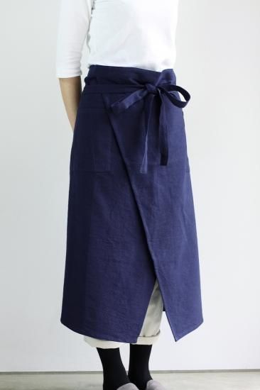 【美品】フランス EMステッチ×トワルドジュイ ギャルソンエプロン[506] 1121-002-2_2a8dc430-54f8-47fd-