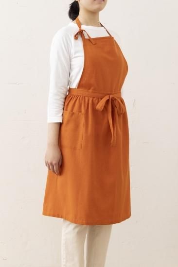 綿麻ウエストギャザーエプロン - l'atelier-nuuit online store