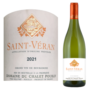 【ブルゴーニュ】 サン・ヴェラン 2021 Saint-Veran | ドメーヌ・デュ・シャレ・プイィ Domaine du Chalet Pouilly 【10月下旬入荷】