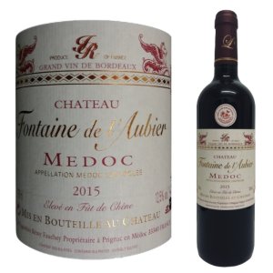 【家飲みにもおすすめ】メドック 2015 Medoc | シャトー・フォンテーヌ・ド・ロービエ Chateau Fontaine de L'Aubier 