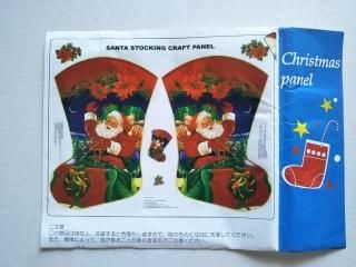 SANTA  STOCKING  CRAFT  PANELꥹޥå