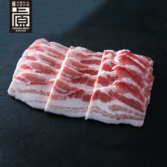 県産ブランド豚あぐー バラ焼肉セット(500g)