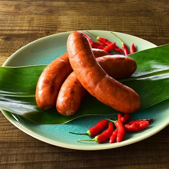 ソーセージ君 粗挽きあぐーソーセージ|島唐辛子 - 牧志公設市場発祥上原ミート｜あ