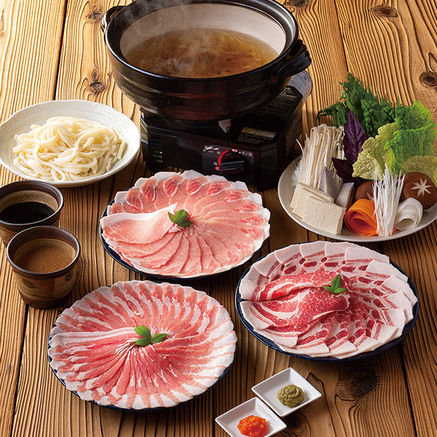 【ギフト】あぐー 食べくらべしゃぶしゃぶ3種類セット（600g/1200g）