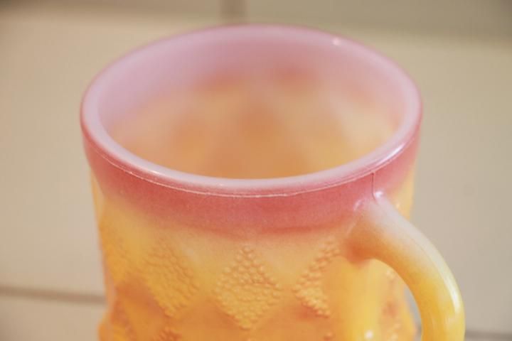 FireKingファイヤーキング◇キンバリー◇マグカップ◇黄色 FireKingファイヤーキング◇キンバリー◇マグカップ◇黄色