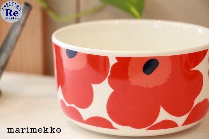 2024高い素材  marimekkoマリメッコ◇unikkoウニッコ◇ボウル◇500ml◇レッド 食器