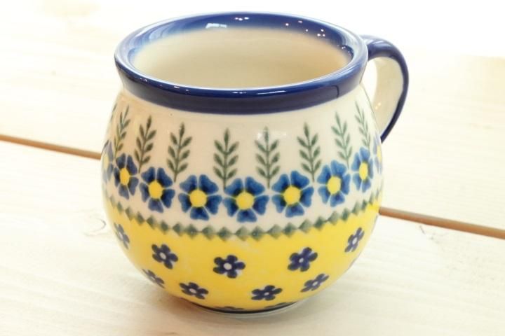 ポーランド食器　ポーリッシュポタリー Polish Potteryポーリッシュ・ポタリー◇マグカップ◇ コーヒー