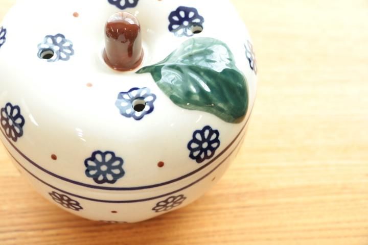 Polish Potteryポーリッシュ・ポタリー◇りんごポット◇ポーランド食器