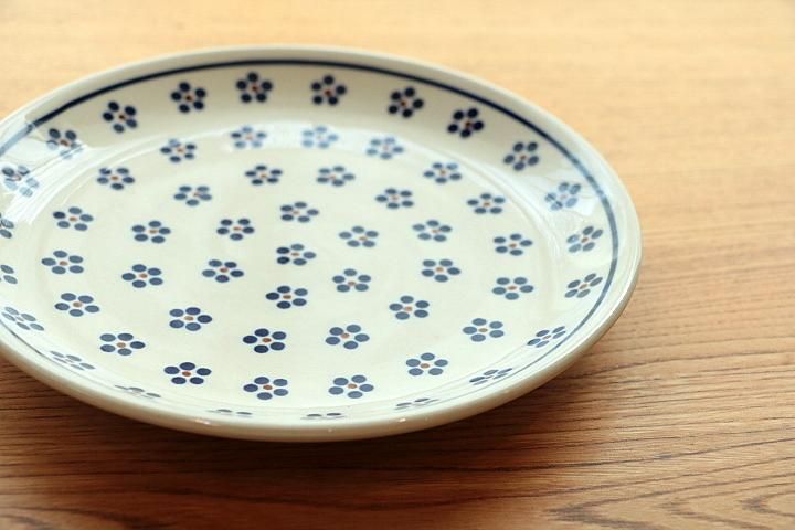 高速配送 Polish Potteryポーリッシュ・ポタリー◇プレート◇平皿◇19.5cm 食器