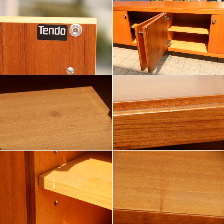 天童木工(TENDO)のシンプルなデザインのサイドボードです。チーク無垢