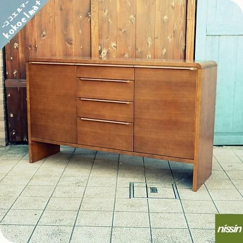 飛騨高山の家具メーカー日進木工(nissin)のNatural Brown サイドボード