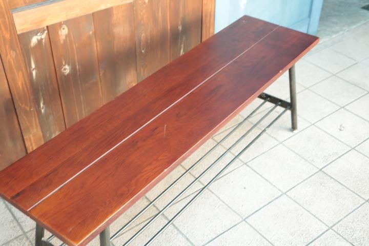 ジャーナルスタンダードファニチャー　コーデュロイ ベンチ ms-15002360-003.jpg