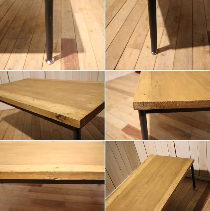 ブレラ ダイニングテーブル オールドウッドブラウン 148cm(ブラウン 148cm): ダイニングテーブル CRASH GATE(クラッシュゲート )公式通販サイト｜ソファ・テーブルなどの家具・インテリア