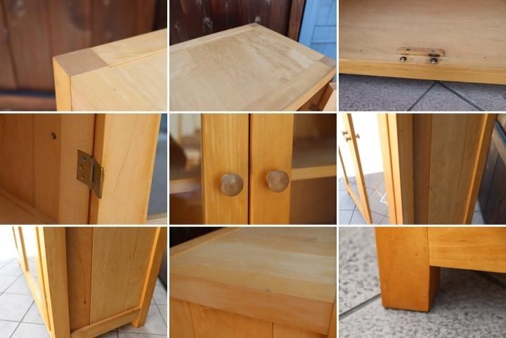 メープル無垢材家具の専門店SERVE(サーブ)のCabinet type 01です