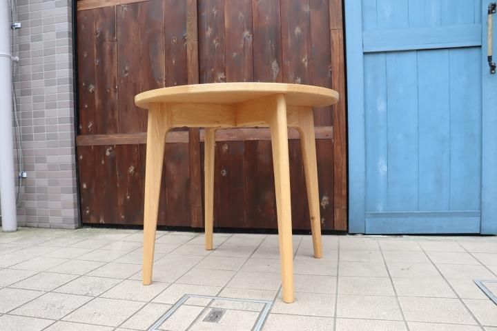MARUNI60+ マルニロクマルプラス オーク材 ラウンドテーブル ダイニング マルニ60プラス ラウンドテーブル (直径80cm 樹種オーク