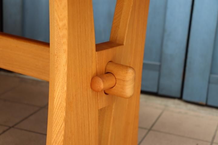 【ナガノインテリア】ダイニングテーブル　タモ無垢材　W835×D1350 ナガノインテリア】ダイニングテーブル タモ無垢材 W835×D1350 無垢材