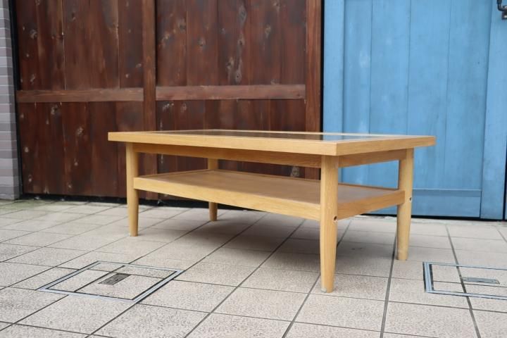 Murauchi furniture 廃盤 呼び レトロポップ ガラス ローテーブル