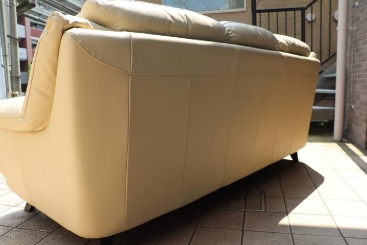 値下げ/IDC OTSUKA(大塚家具)のオースチン 総革張り3人掛け 値下げ/IDC OTSUKA(大塚家具)のオースチン 総革張り3人掛け