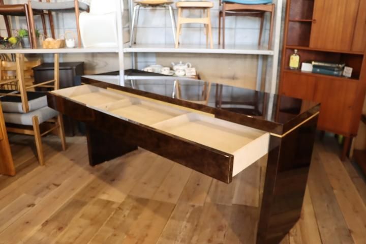 高級家具トゥーリ☆ガラス飾り棚