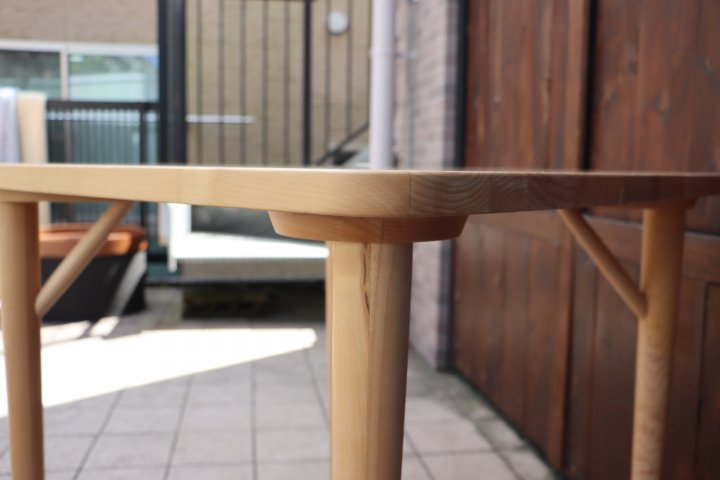 KEYUCA(ケユカ)で取り扱われていた、メイ ダイニングテーブル 80cmです 