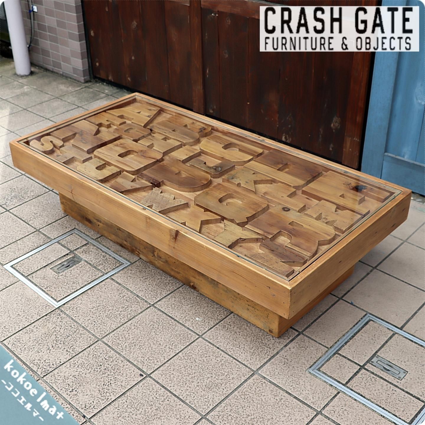 値下げ/CRASH GATE(クラッシュゲート)のABCセンターテーブルです。杉古