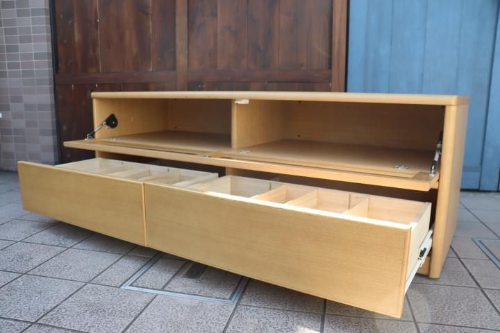 HAMAMOTO(浜本工芸) ナラ材 ローボード。/純国産のしっかりと HAMAMOTO(浜本工芸) ナラ材 ローボード。/純国産のしっかりと