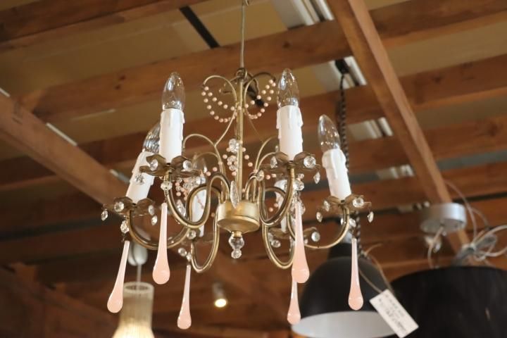 フランス製 ヴィンテージ シャンデリアです。/クラシックでエレガント