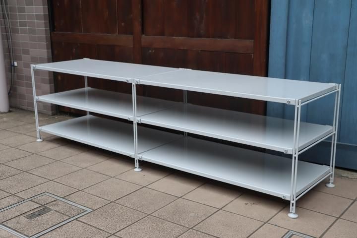 無印良品(MUJI)の人気の3段・2列スチールユニットシェルフです 無印良品(MUJI)の人気の3段・2列スチールユニットシェルフです