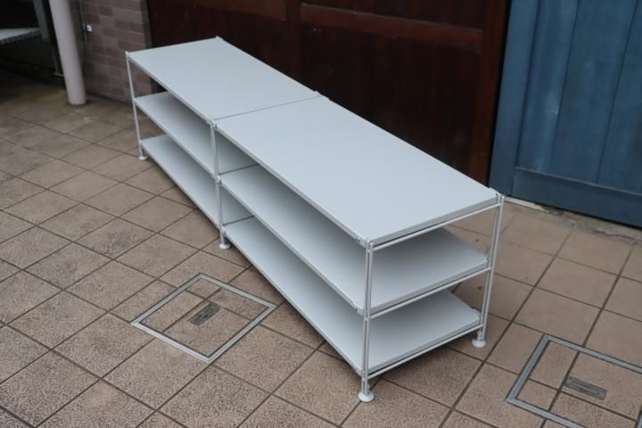 無印良品(MUJI)の人気の3段・2列スチールユニットシェルフです 無印良品(MUJI)の人気の3段・2列スチールユニットシェルフです