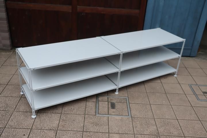 無印良品(MUJI)の人気の3段・2列スチールユニットシェルフです 無印良品(MUJI)の人気の3段・2列スチールユニットシェルフです