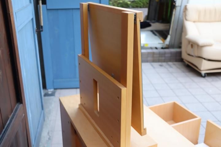 無印良品(MUJI)の希少なメープル材を使用したドレッサーセット 無印良品(MUJI)の希少なメープル材を使用したドレッサーセット