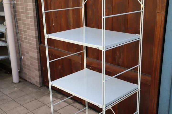 無印良品(MUJI)の人気の5段スチールユニットシェルフです!2人 無印良品(MUJI)の人気の5段スチールユニットシェルフです!2人