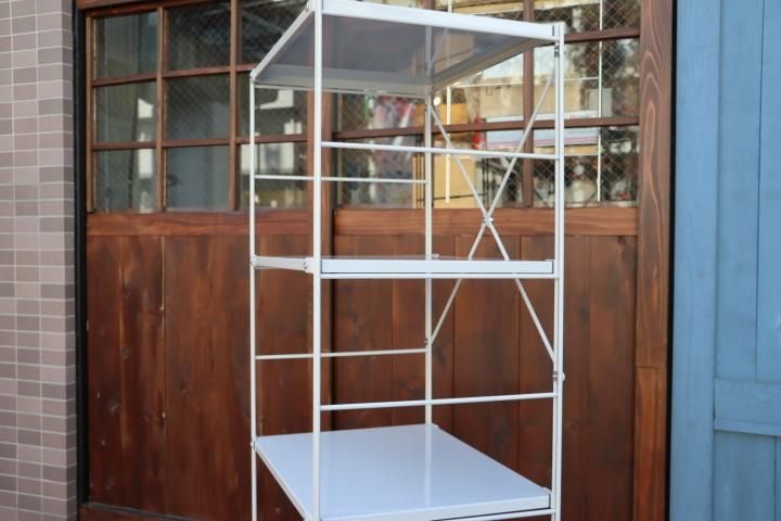 無印良品(MUJI)の人気の5段スチールユニットシェルフです!2人 無印良品(MUJI)の人気の5段スチールユニットシェルフです!2人