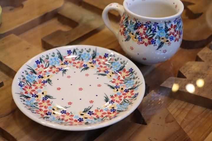 Polish Pottery◇ポーリッシュ ポタリー◇デザート皿◇17cm