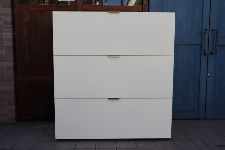 arflex ナチュラルウッド 3段チェスト 値下げ/arflex(アルフレックス)のC.C.09 フラップ扉/ドロワー 3