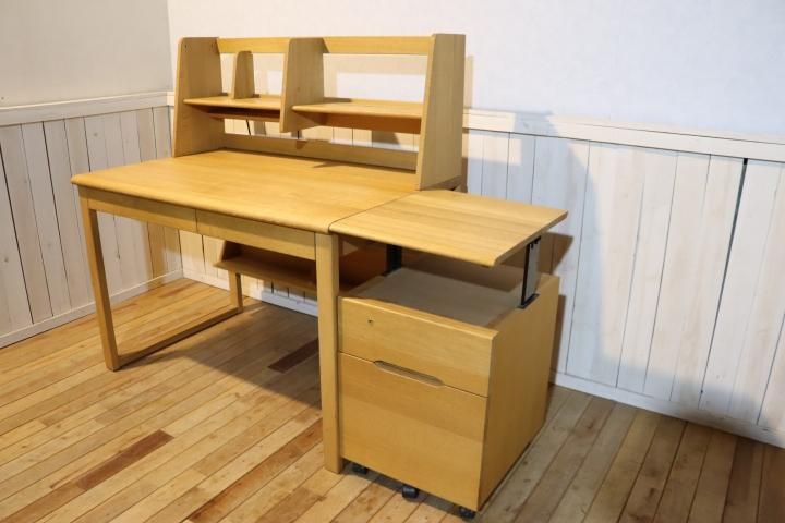 安心の定価販売 ❦100年使える飛騨の家具❦ 飛騨産業デスクワゴン