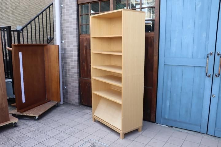 値下げ/人気の無印良品のタモ材 ミドルタイプ木製収納です 値下げ/人気の無印良品のタモ材 ミドルタイプ木製収納です